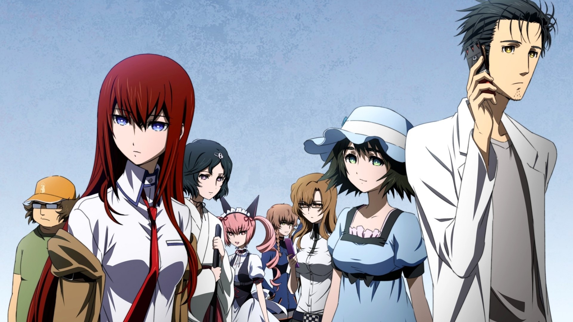 Steins Gate Crowd Pose From Wallpaper4u Org Your Wallpaper News
