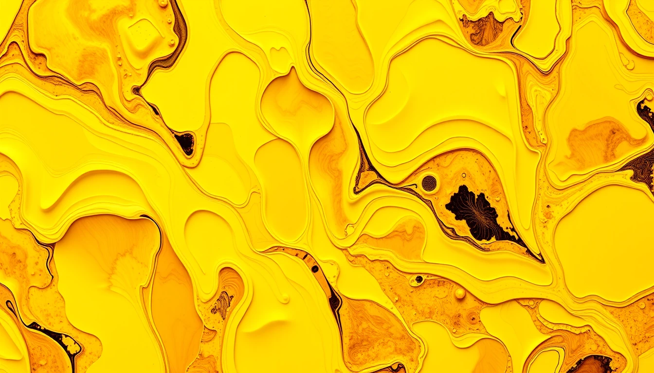 Yellow Abstract Wallpaper Background