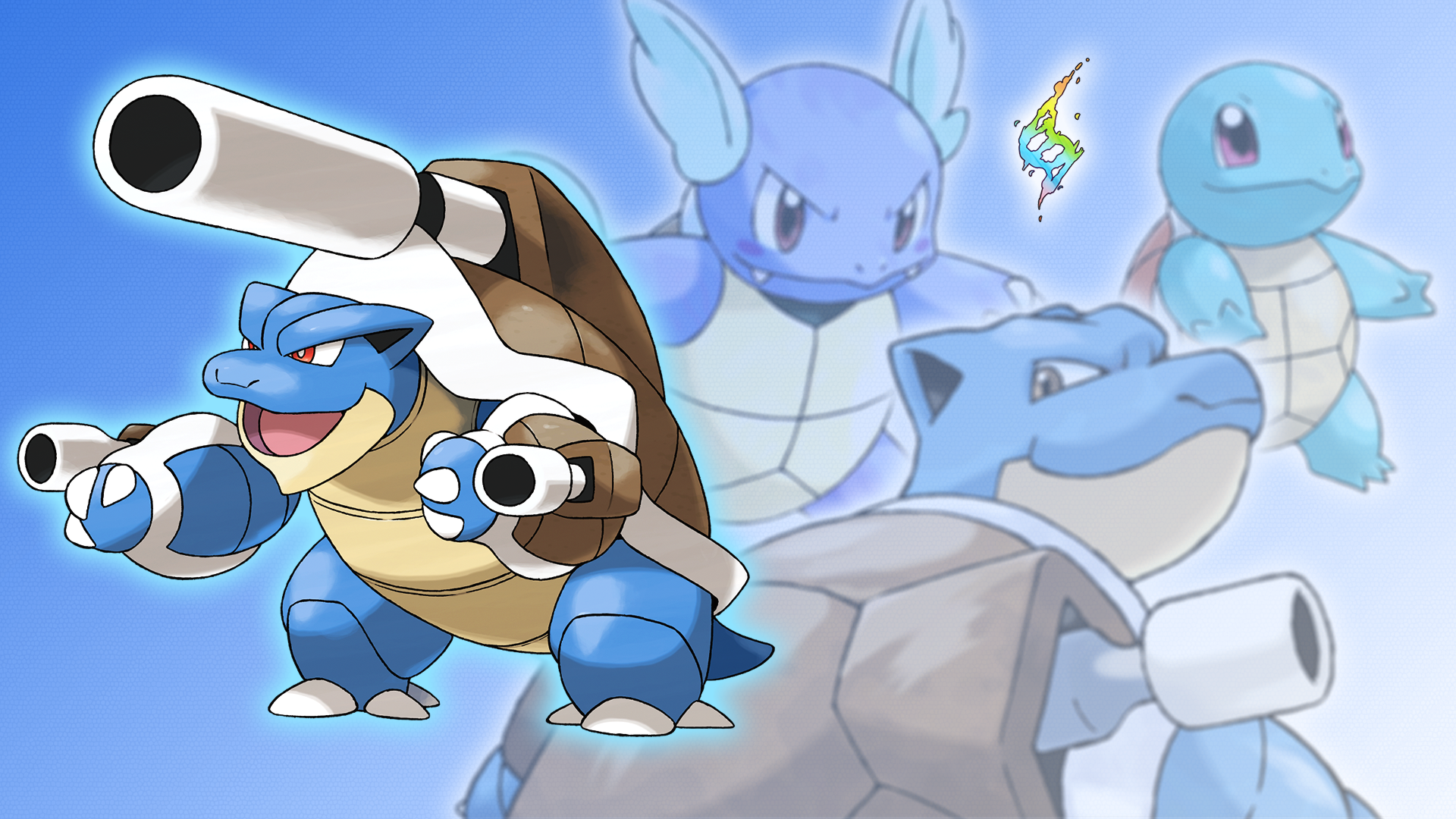 Squirtle Wartortle Blastoise And Mega Wallpaper By