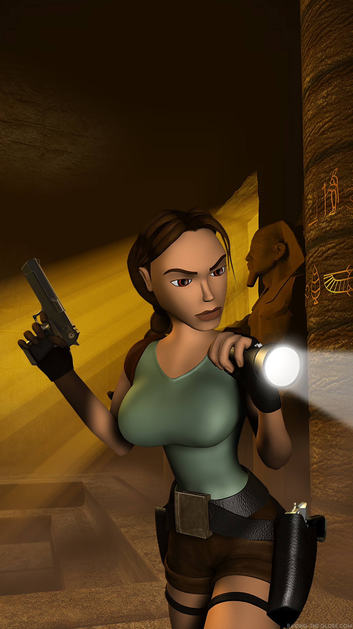 Classic Tomb Raider Mobile Wallpaper