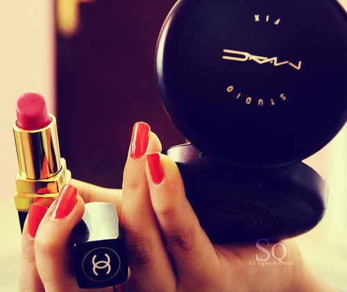 Chanel Hand Lipstick Mac Makeup Image On Favim