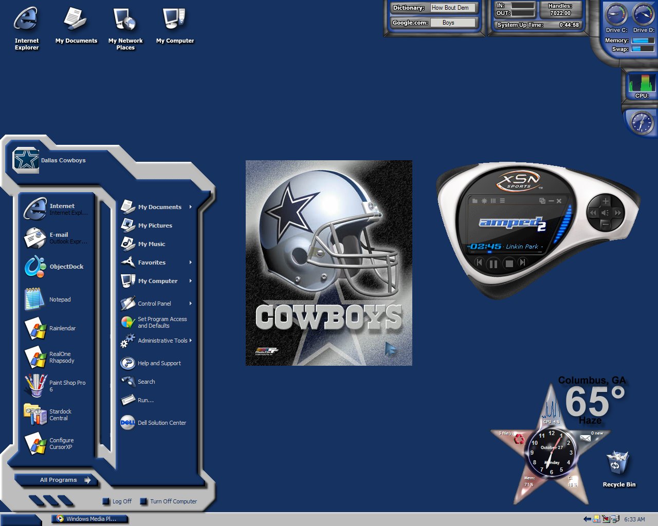 dallas cowboys desktop by celticsfan customization desktop screenshots 1280x1024