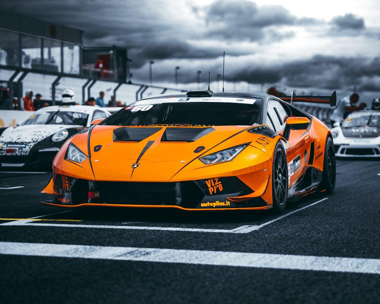 Wallpaper Lamborghini Car Sports Orange