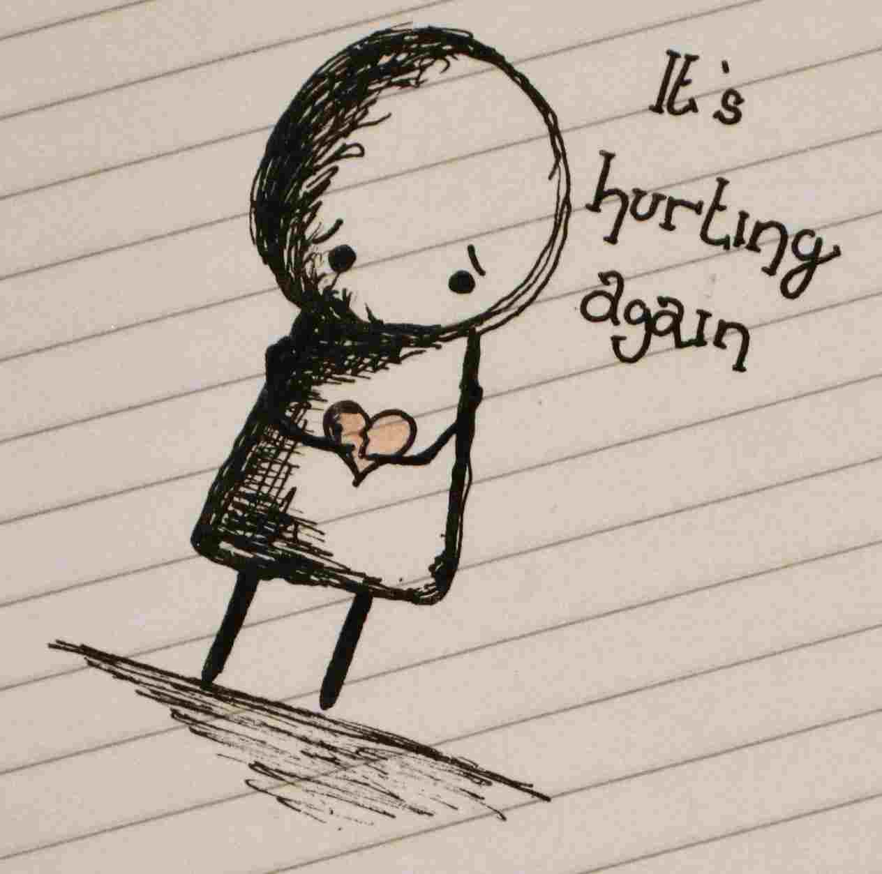 Sad Drawings At Paintingvalley Wallpaper