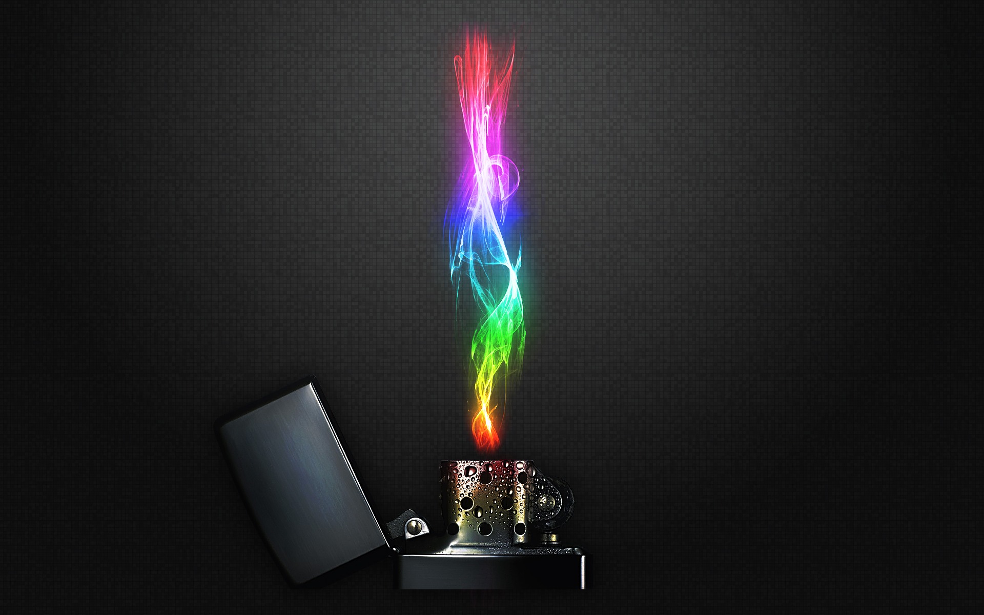 Rainbow Lighter Desktop Wallpaper