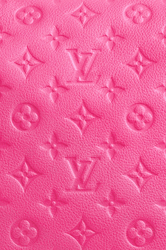 Pink Leather Louis Vuitton Patterns Wallpaper iPhone