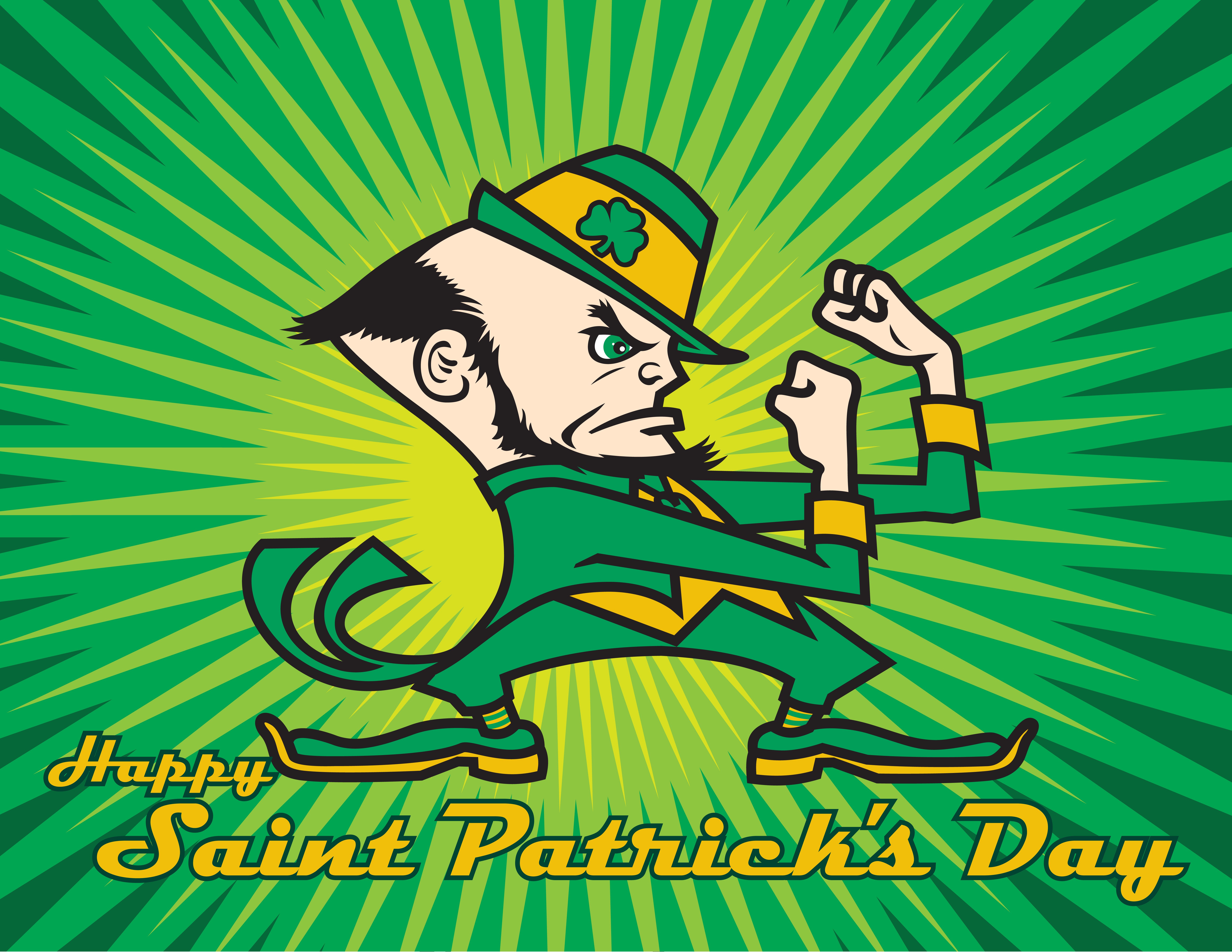 Notre Dame Fighting Irish College Football Cheerleader Patricks