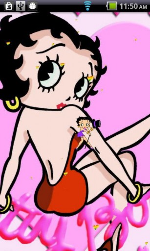Betty Boop Walk Live Wall App For Android