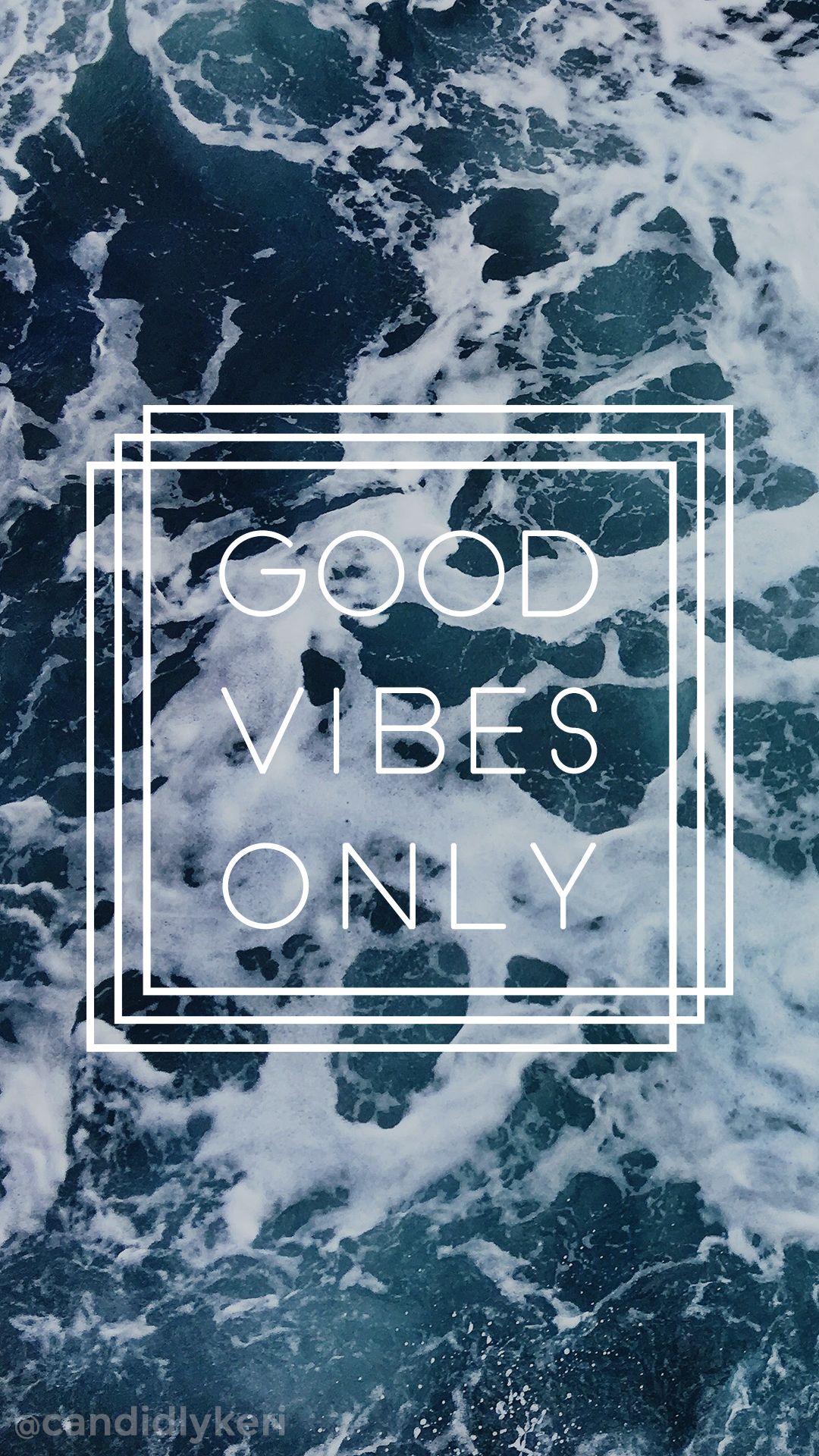 Good Vibes Only Ocean Waves Wallpaper You Can For On