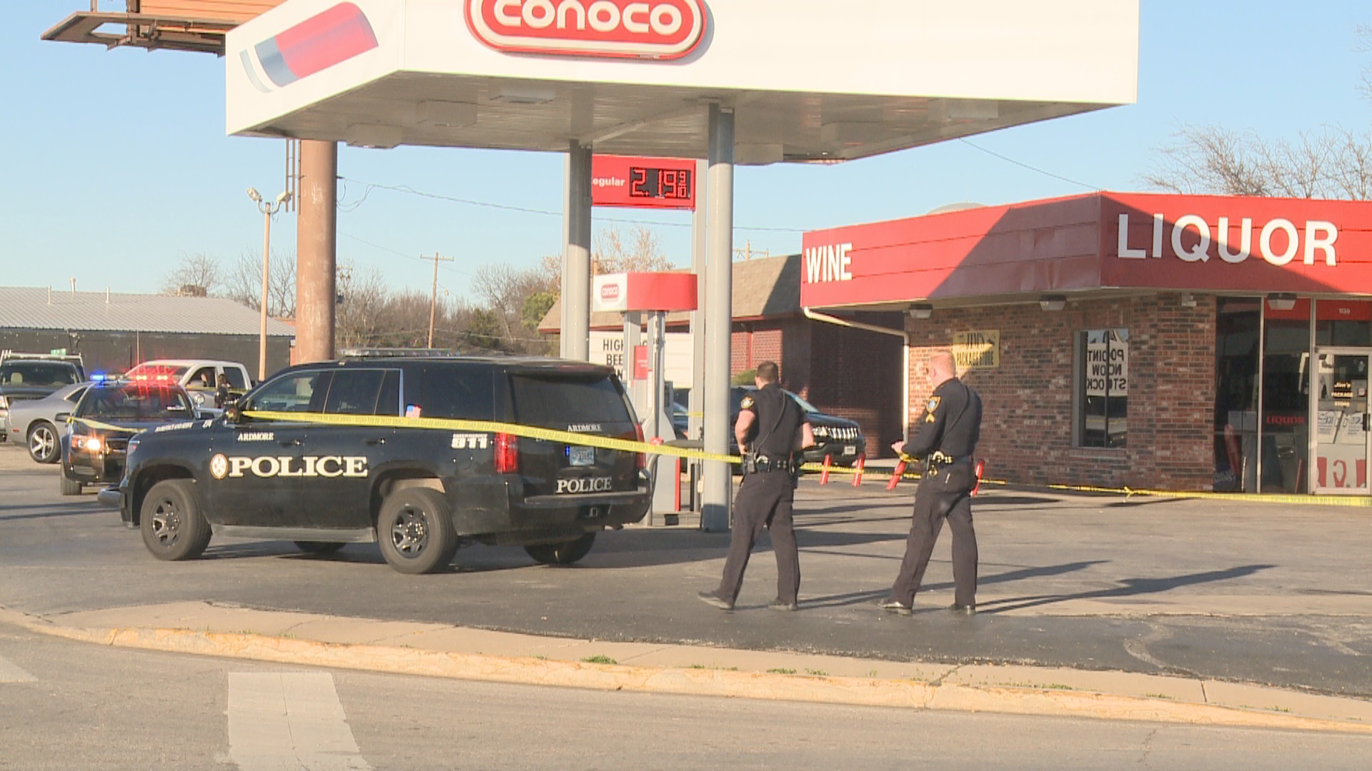 Ardmore Police Respond To Shots Fired Outside A Gas Station Sunday