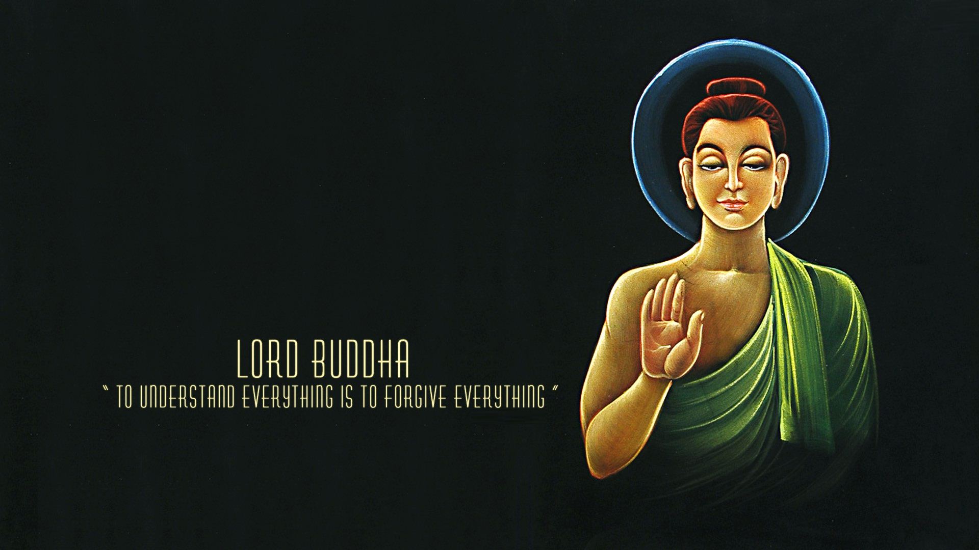 Buddha Puter Background Quotes