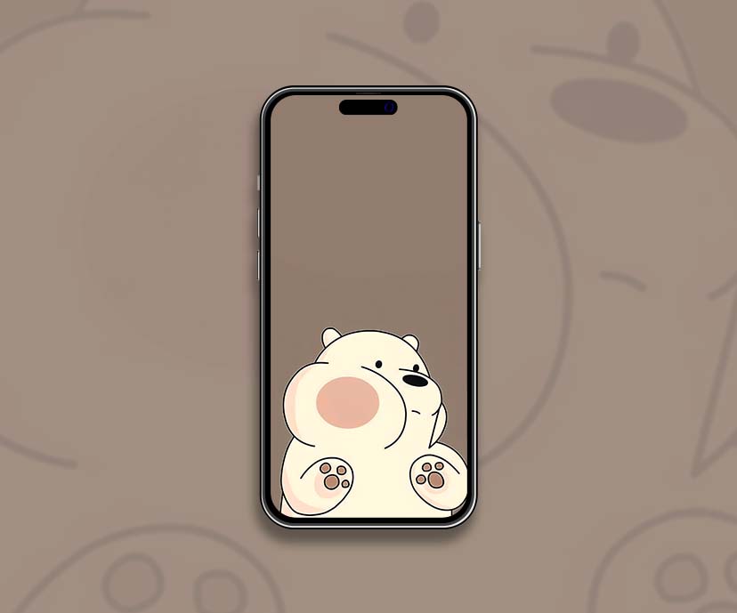 We Bare Bears Ice Bear Wallpaper