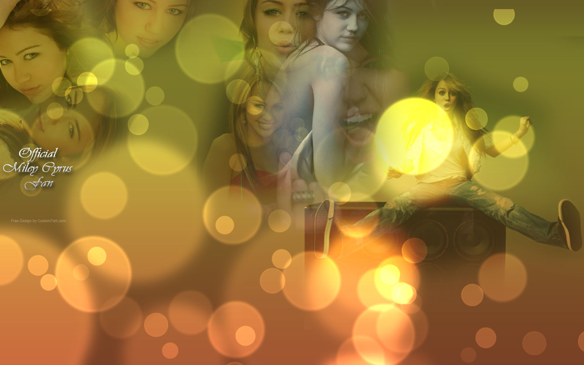 Miley Cyrus Background Customtwit