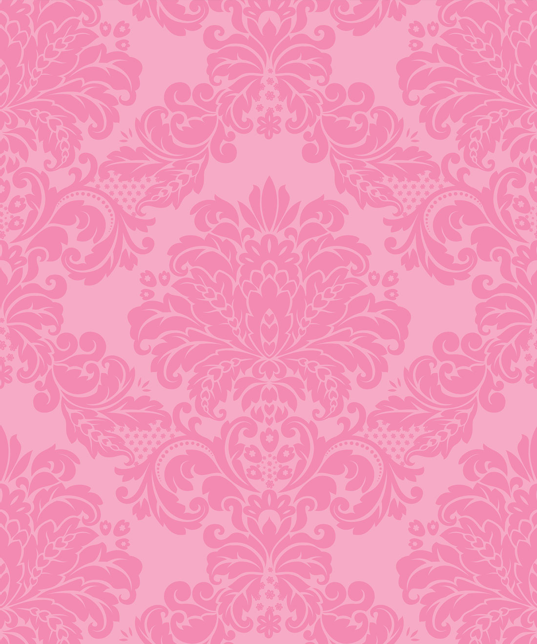 Pink Damask Wallpaper Bright Bold Sexy Opulent Milton King