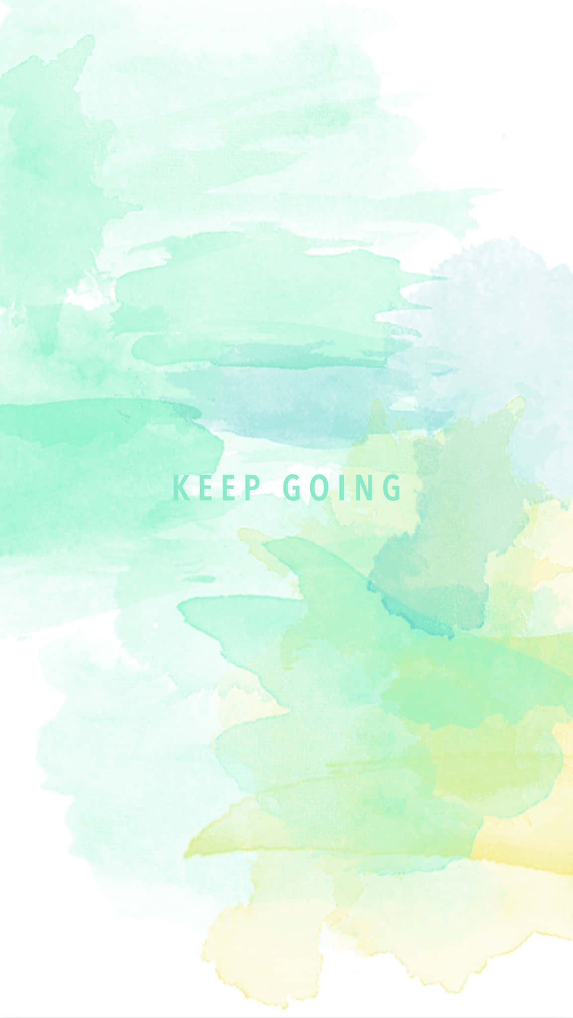 Watercolor Painting iPhone Wallpaper