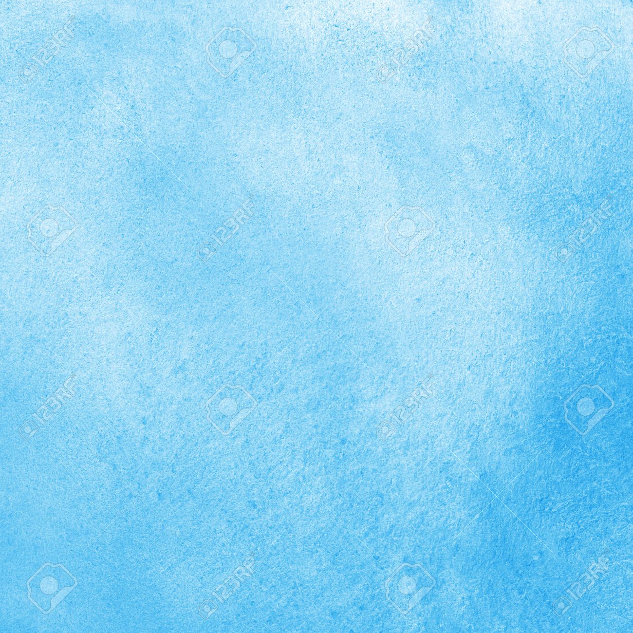Sky Blue Watercolor Abstract Background Painted Texture With