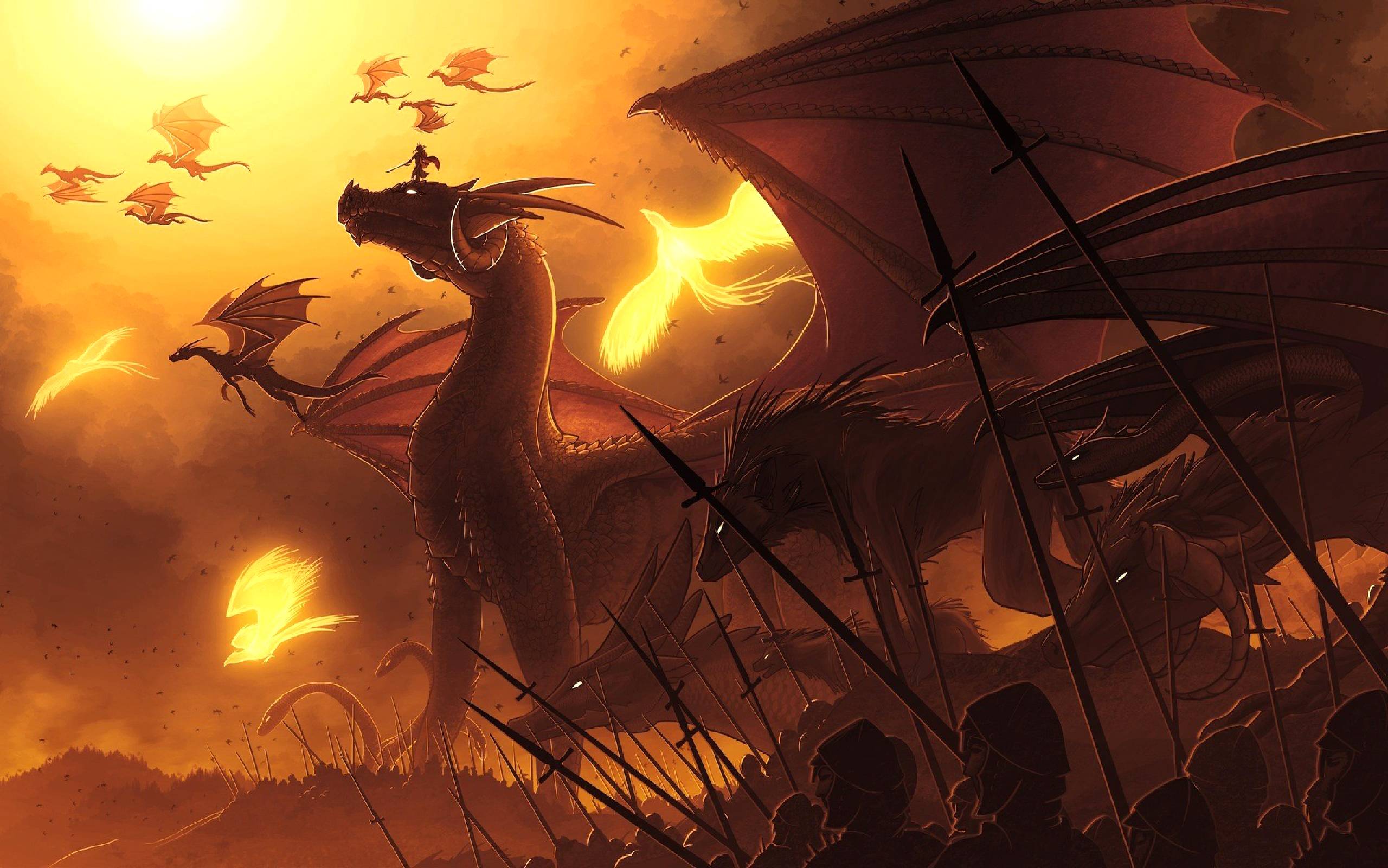 Dragons Background