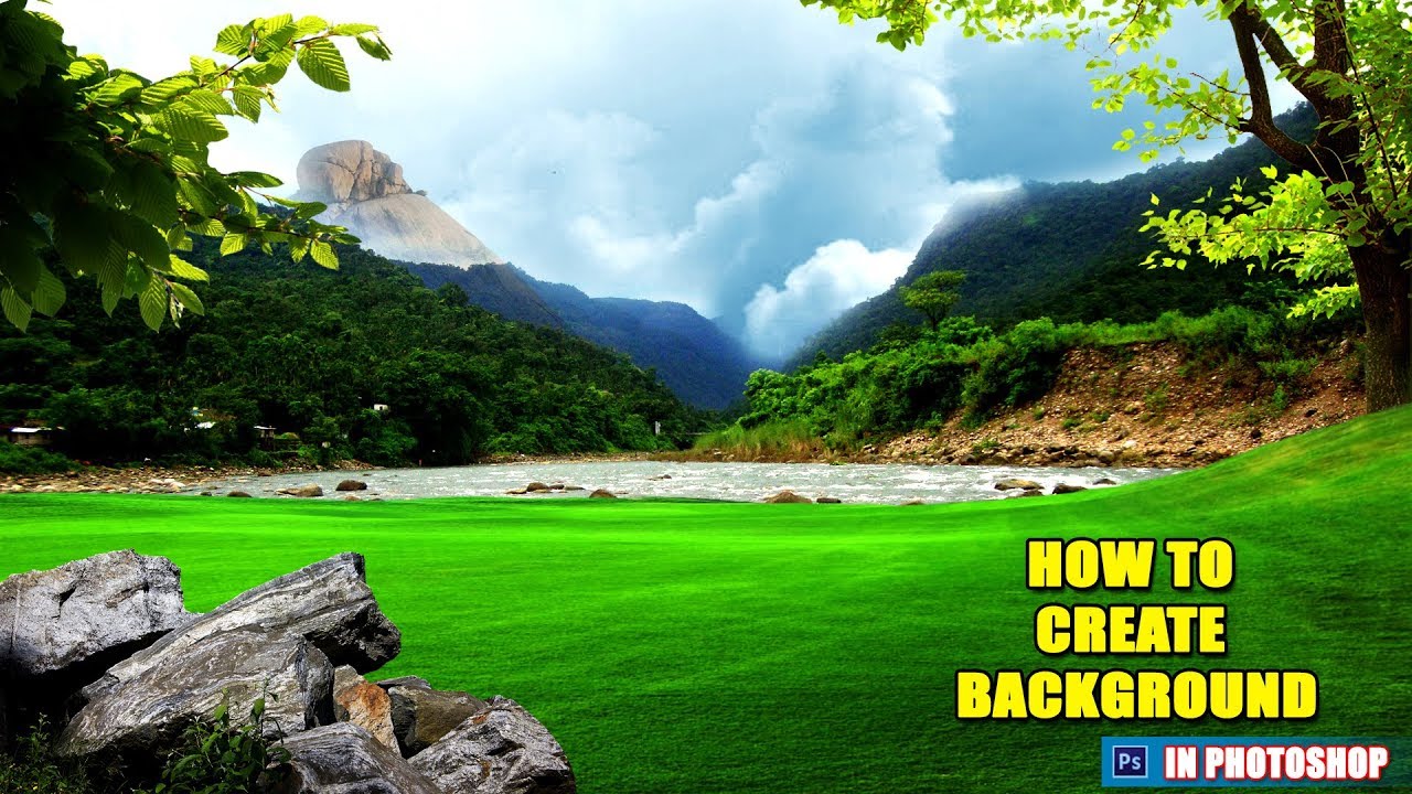 CREATE NATURAL BACKGROUND Make a Your photo Beautiful Natural