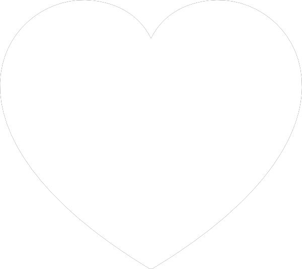 White Heart Clip Art At Clker Vector Online Royalty