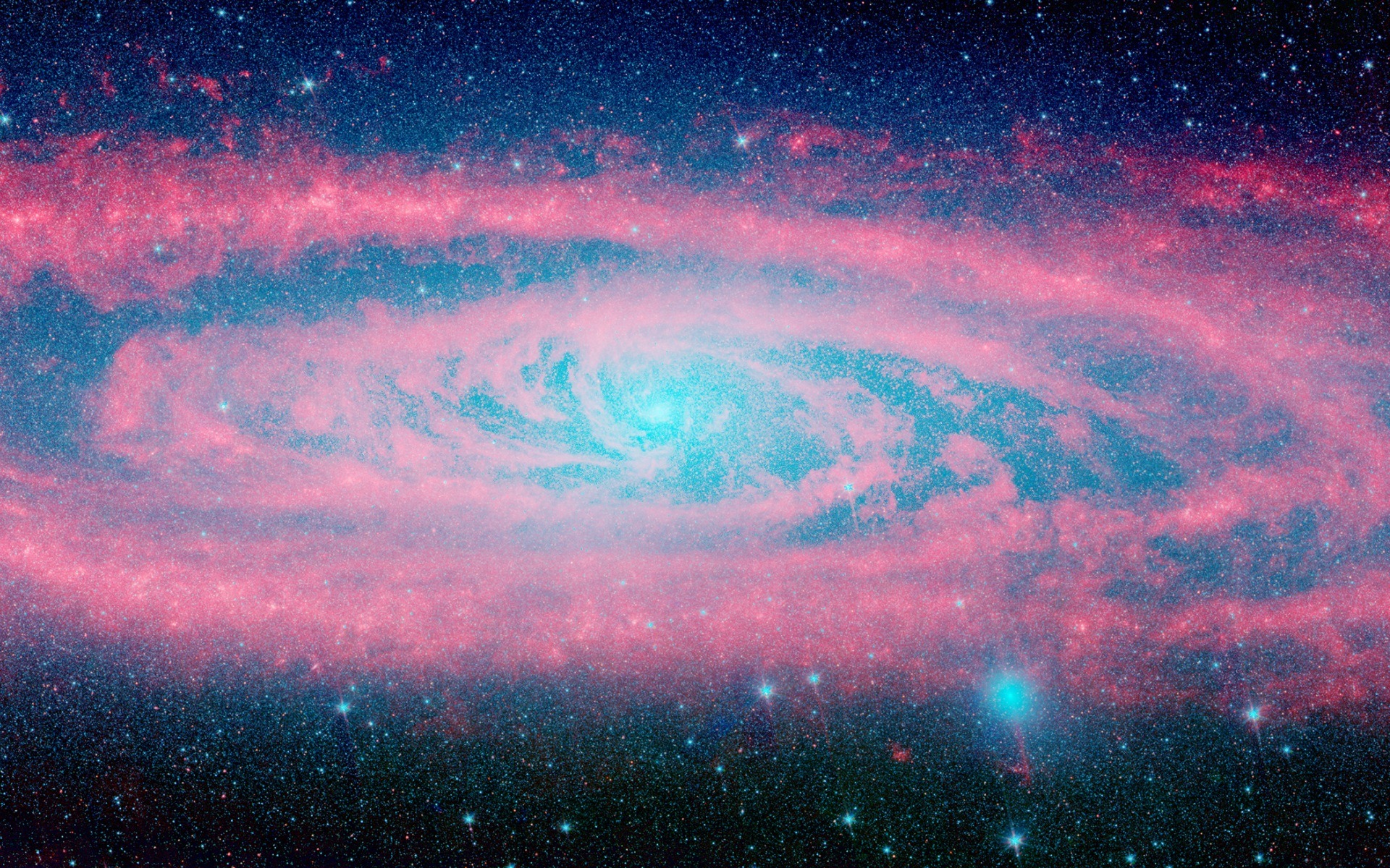 Wallpaper Andromeda A Star Galaxy Infinity Space