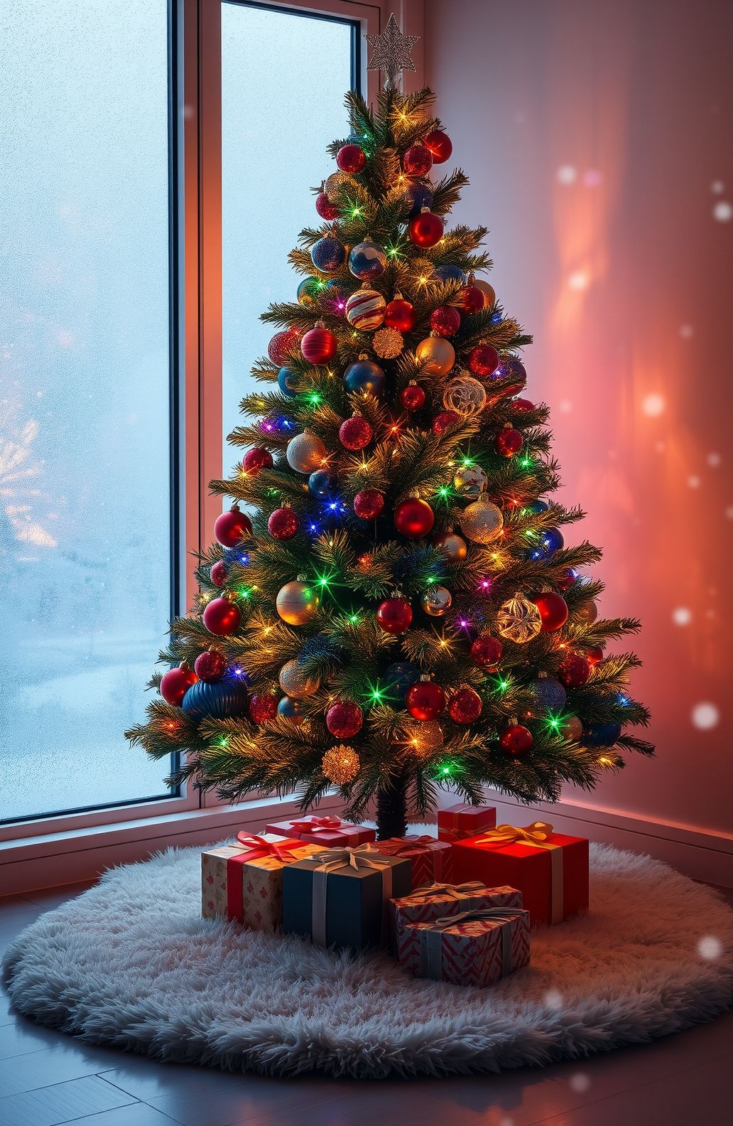 Blinking Christmas Lights Wallpaper