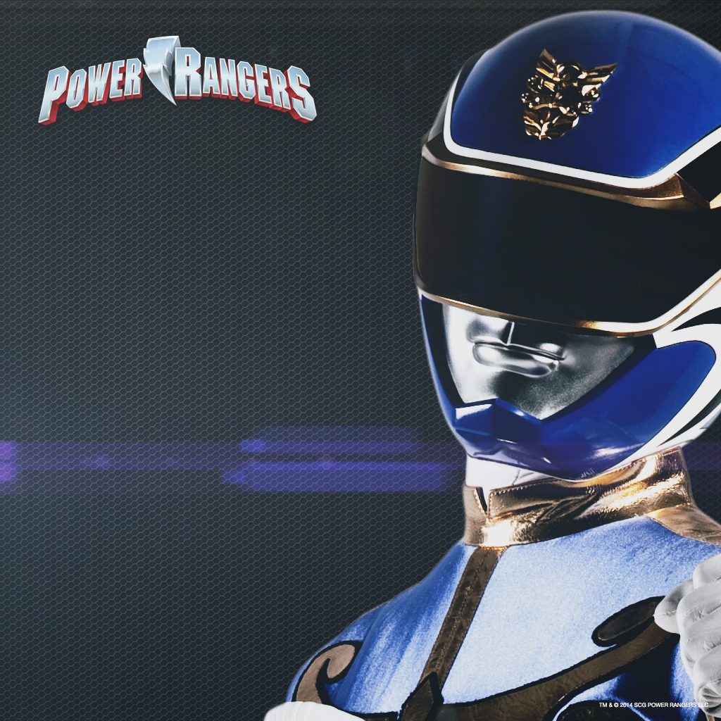 Blue Ipad Wallpaper Power Rangers The Official