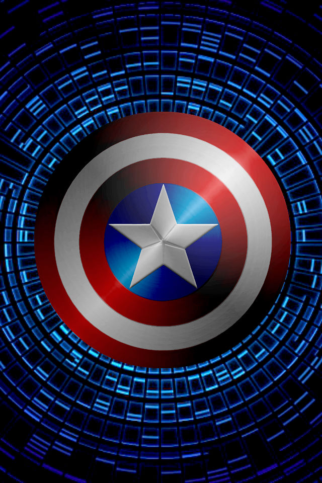 Captain America Swirling shield background by KalEl7 on