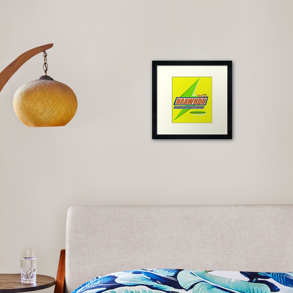 Brawndo More Framed Art Print By Cringe0015