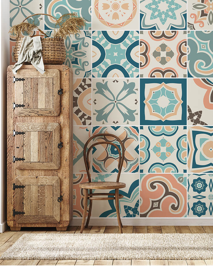 Ways To Use Tile Wallpaper In Your Home