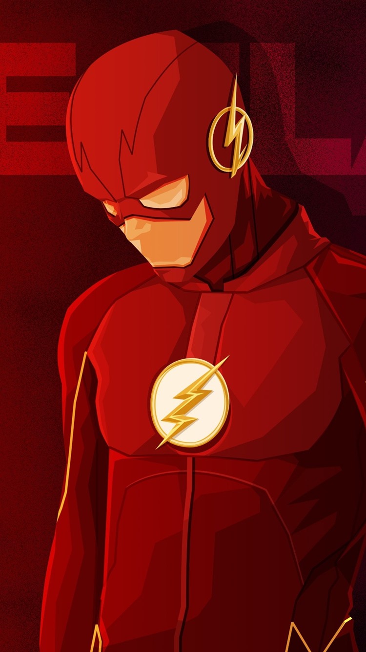 The Flash Superhero Dc Ics iPhone 6s Wallpaper