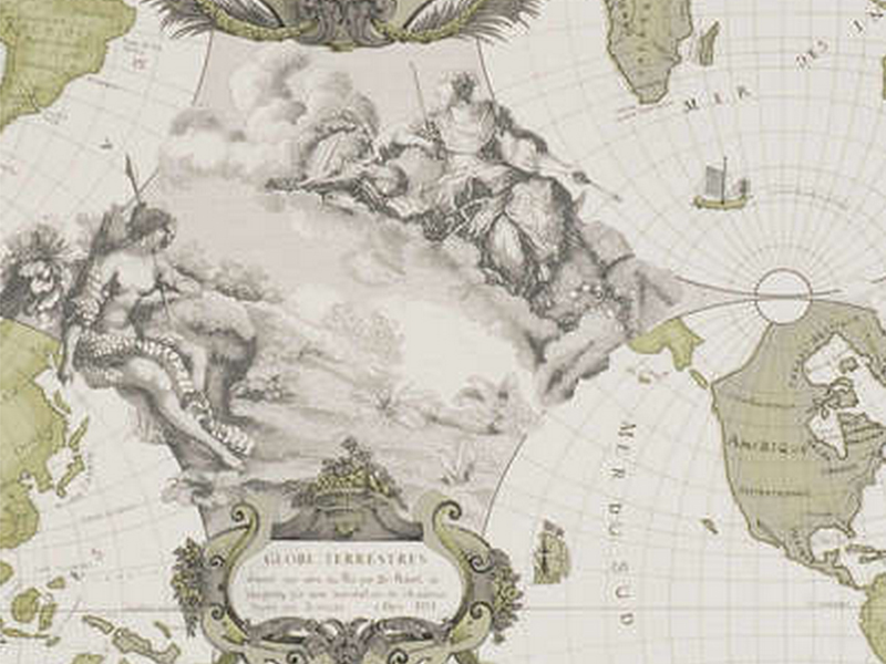Wallpaper Planisphere Pierre Frey Collection By