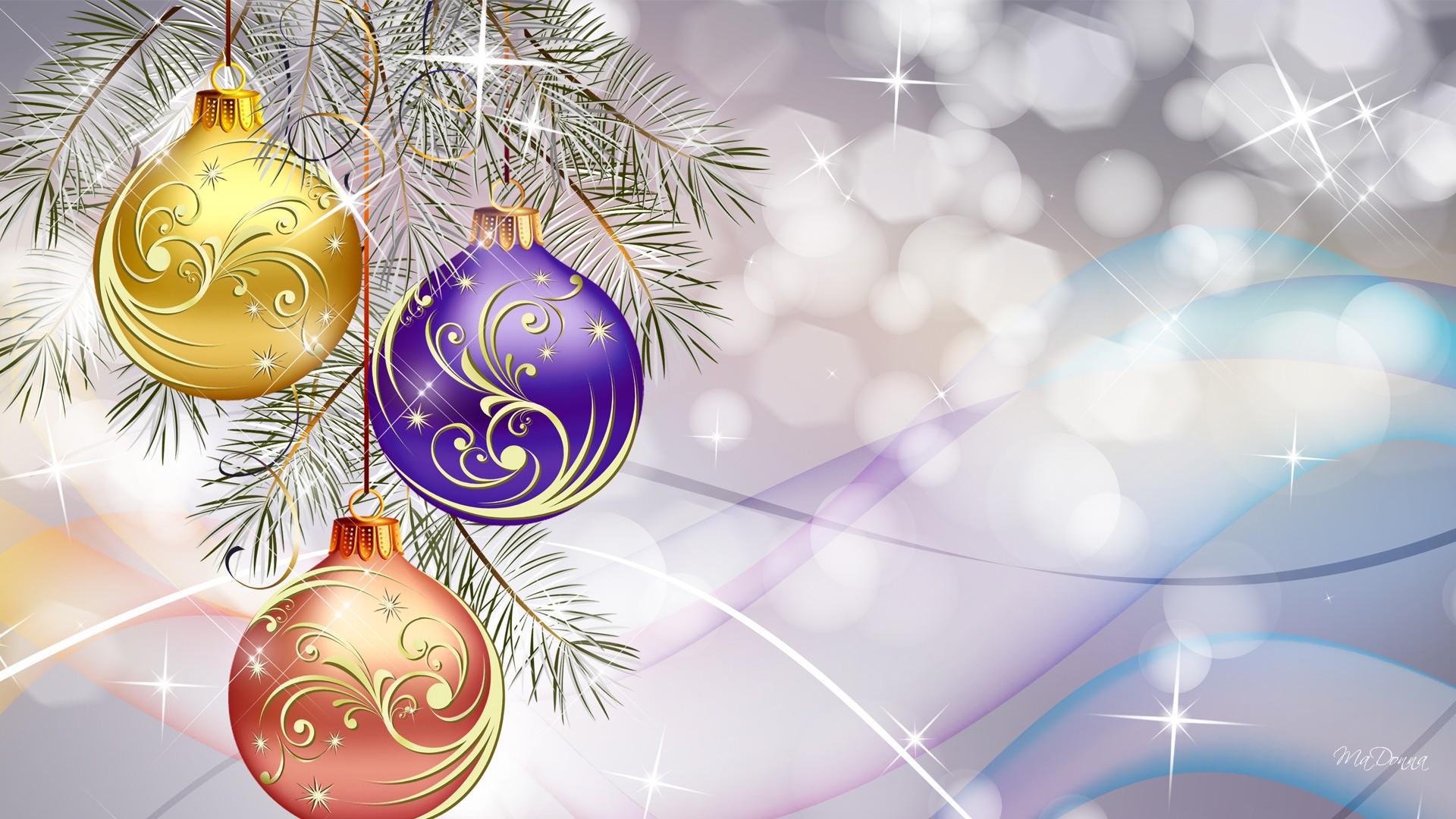 Christmas Balls Wallpaper