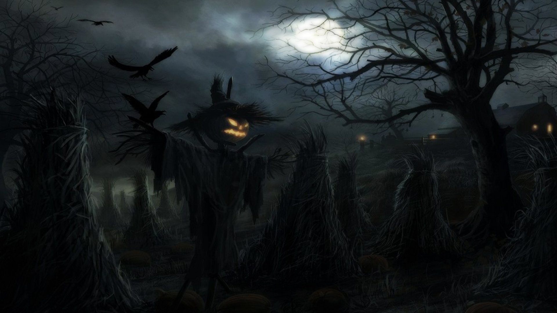  Download Scary Halloween Backgrounds 1920x1080