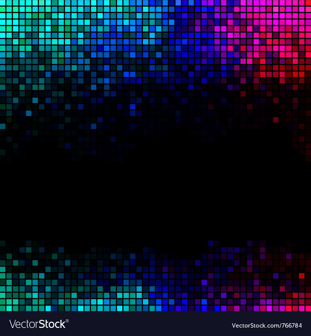 Abstract lights disco background Royalty Free Vector Image