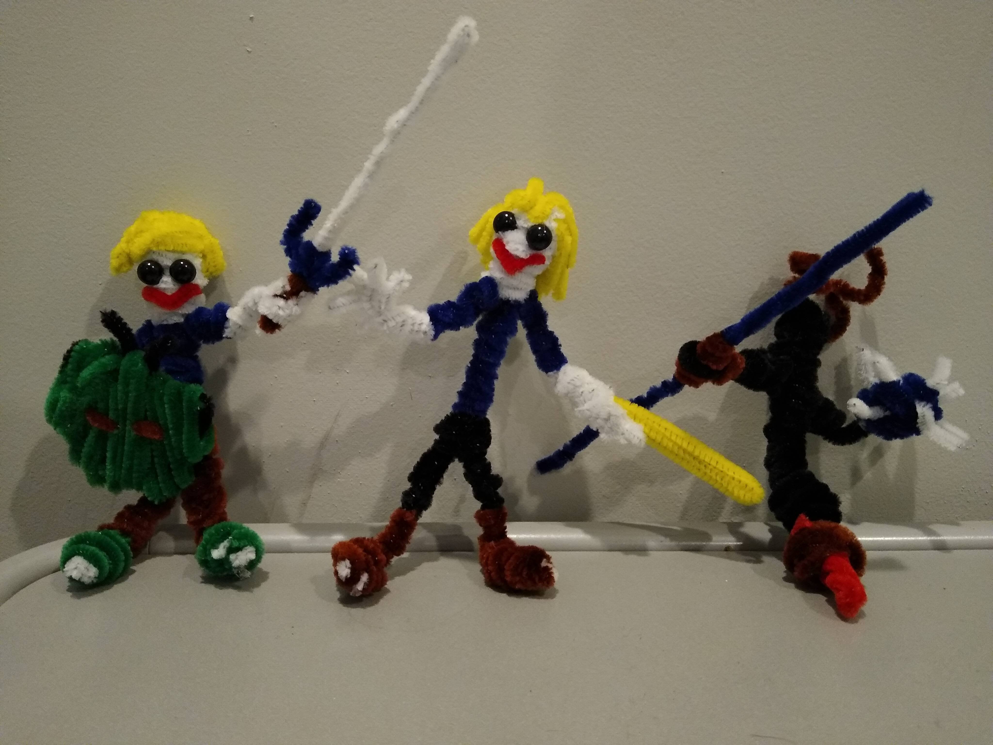 My son loves making things from pipe cleaners Hes quite proud of 4096x3072