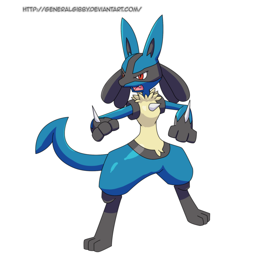 My Favorite Fighting Type 2014  Lucario by GeneralGibby on