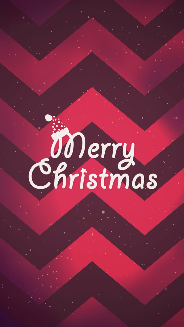 Cute Merry Christmas iPhone 5 Wallpaper 640x1136