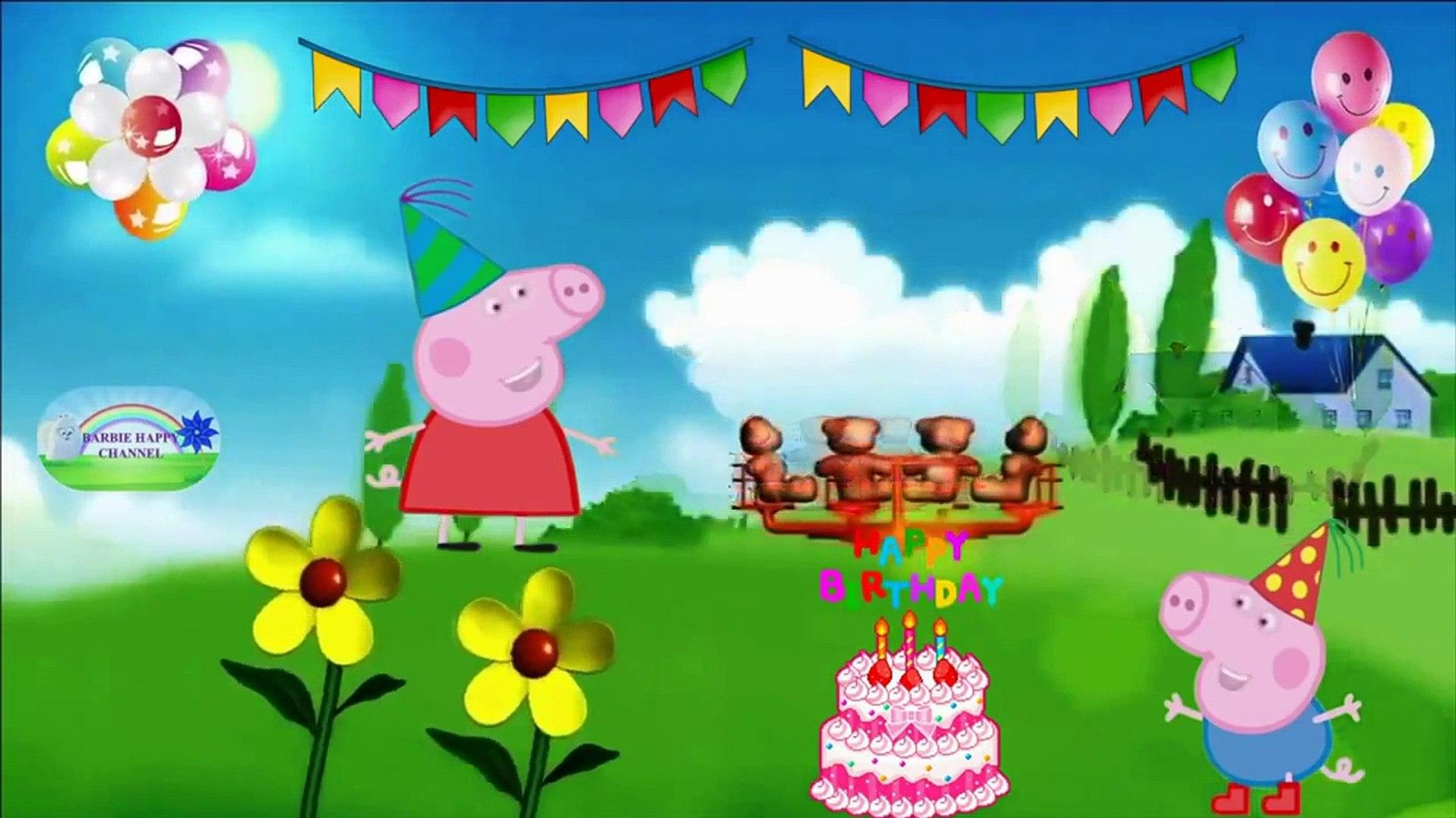 Happy BirtHDay Song Peppa Pig Nursery Rhymes Kids Songs And