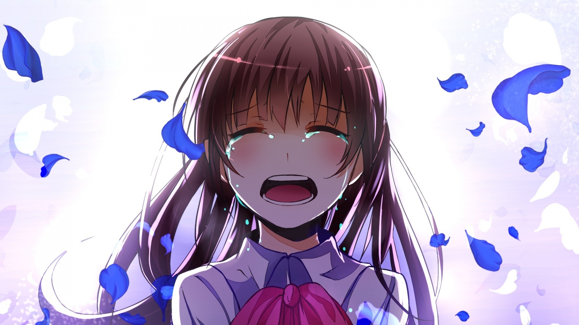 Crying Anime Girl Hq Desktop Wallpaper Baltana