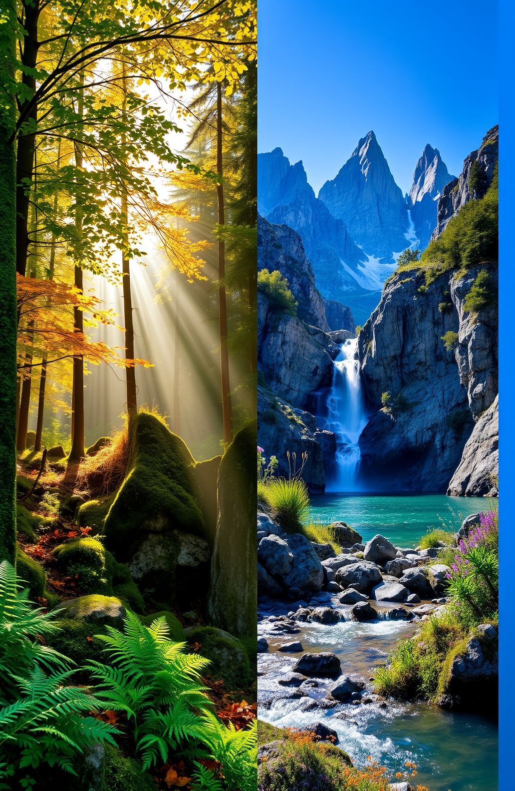 Dual Monitor Nature Wallpaper
