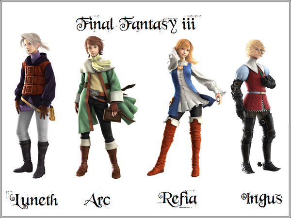 Final Fantasy Iii Wallpaper By Ninjacupcake13