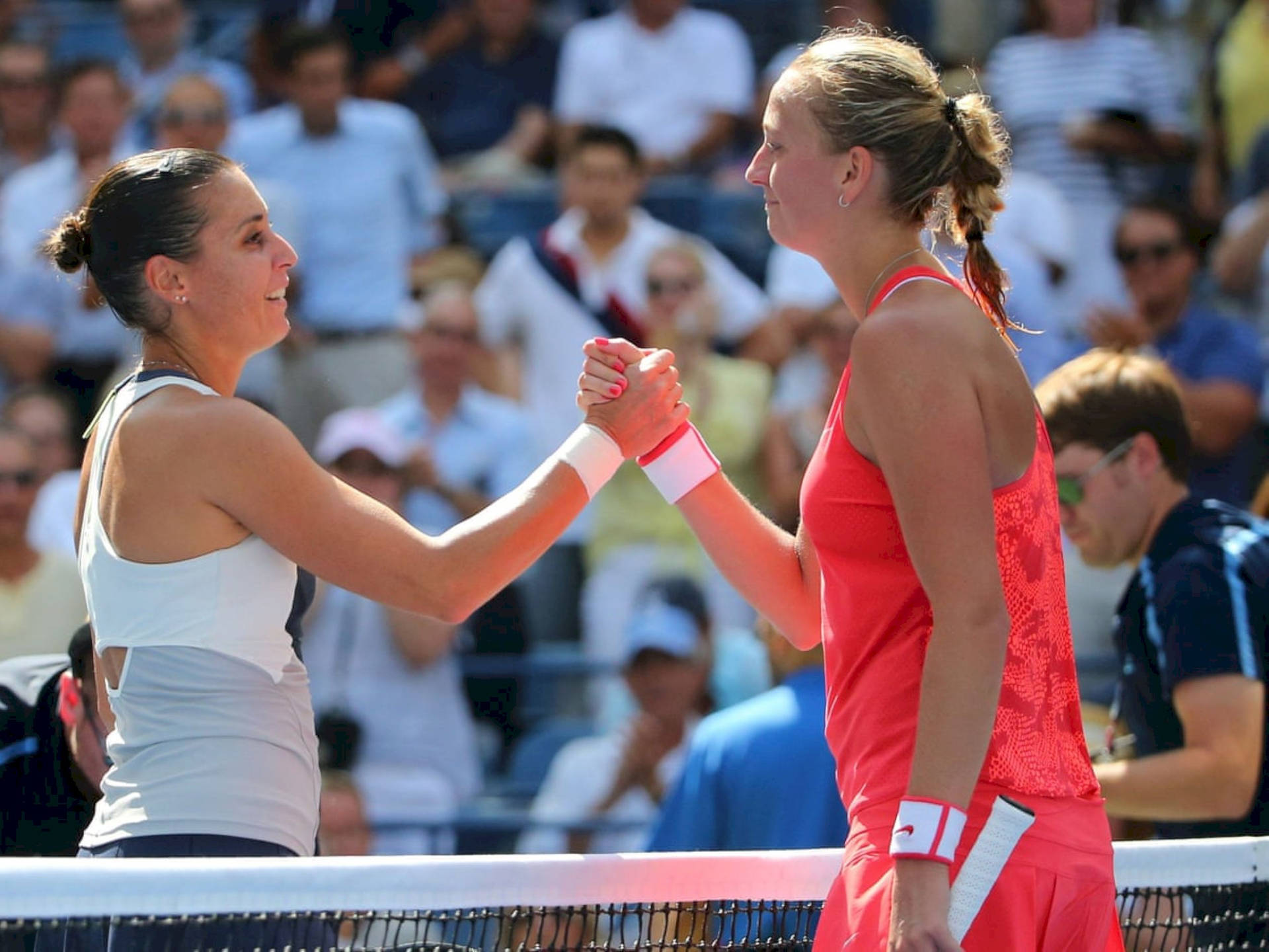 Flavia Pennetta Petra Kvitov Wallpaper
