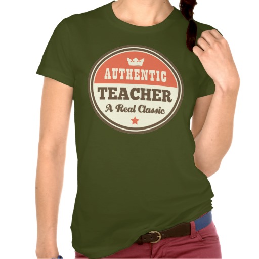 Authentic Teacher Funny Gift Shirts