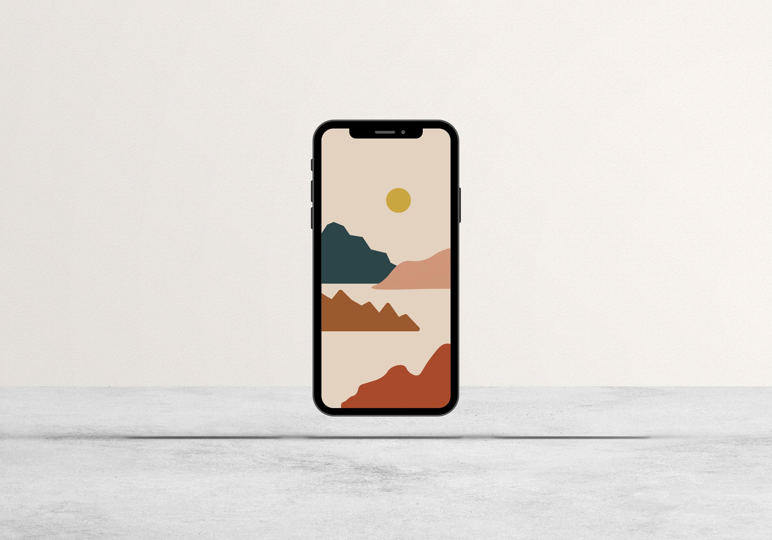 Neutral iPhone Wallpaper Minimalist Sweden