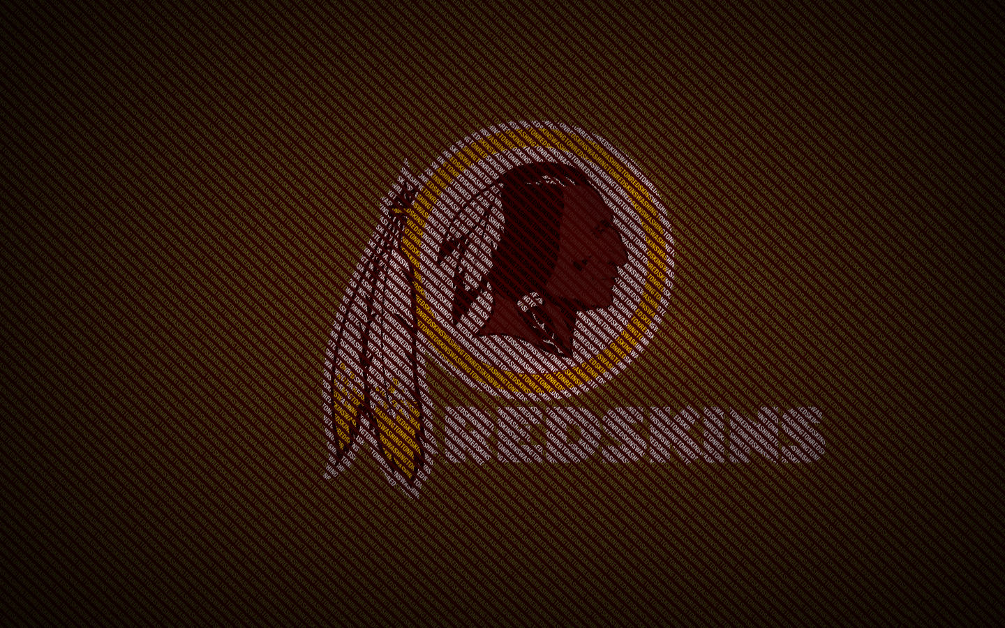 Redskins Logo Typography By Hurricane Season