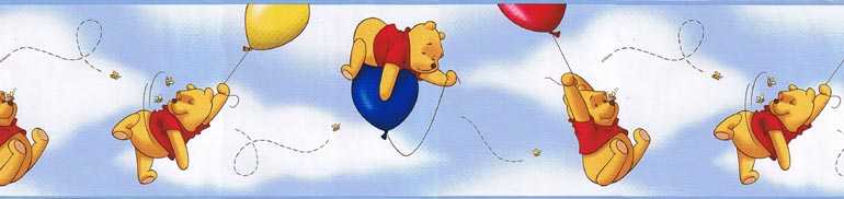 Details about CLASSIC WINNIE THE POOH Wallpaper border 83062110