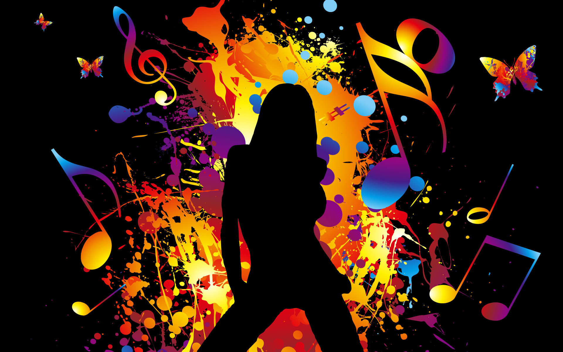 Abstract Music Wallpaper