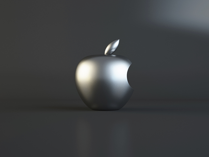 3d Apple That Looks Like The Logo