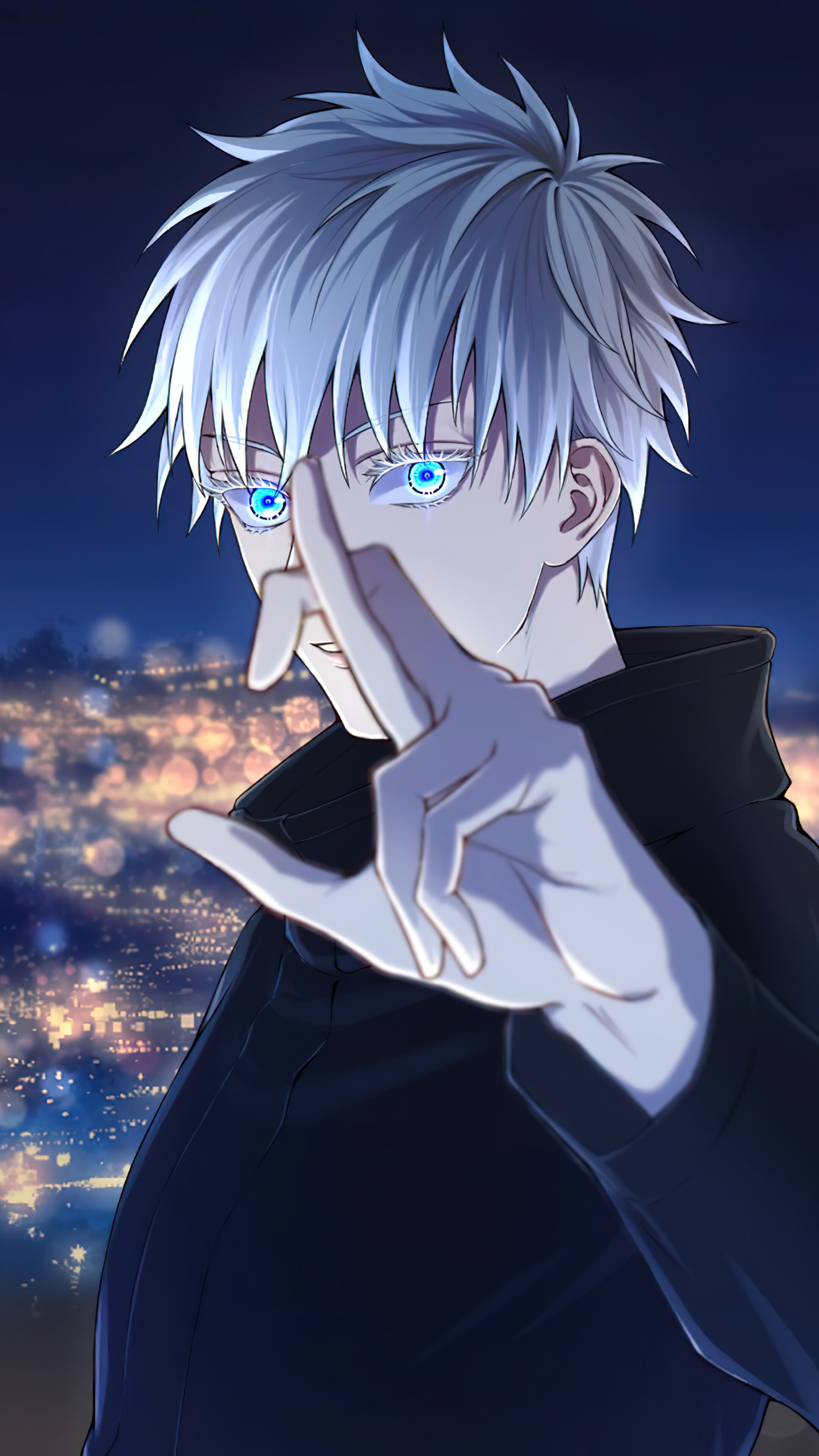 Gojo 4k Live Edit Wallpaper Jujutsu Kaisen Satoru Animeeditzz