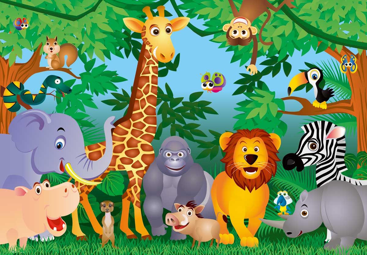00122inthejungle Awesome Child Room Wallpaper Designs